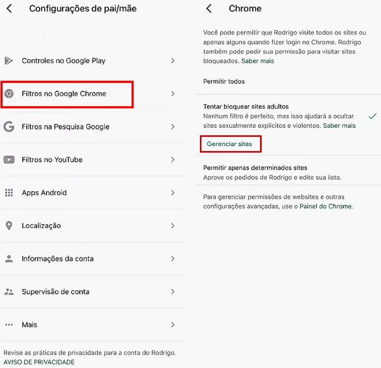 usar google family link para bloquear janitor ai
