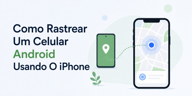 rastrear celular android usando o iphone