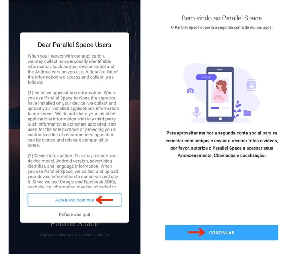 app terceiro para clonar whatsapp