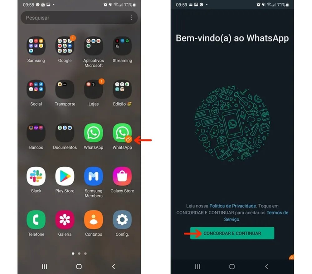 Clonagem nativa Android