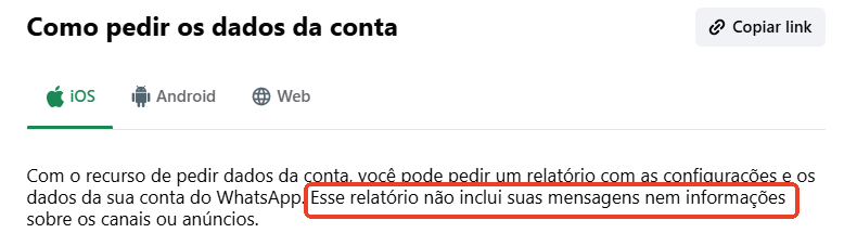 Ícone de notificação do WhatsApp