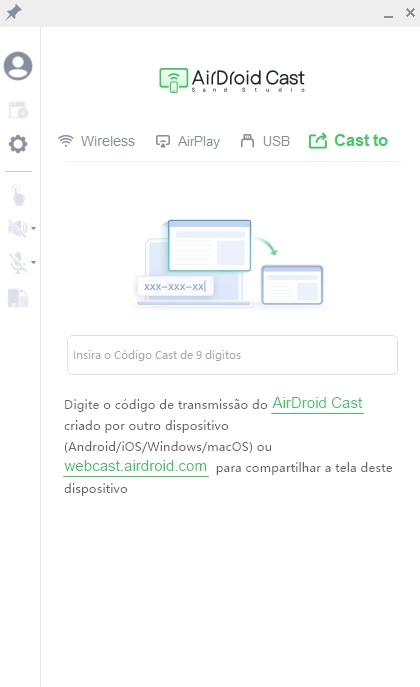 Cast to no AirDroid Cast