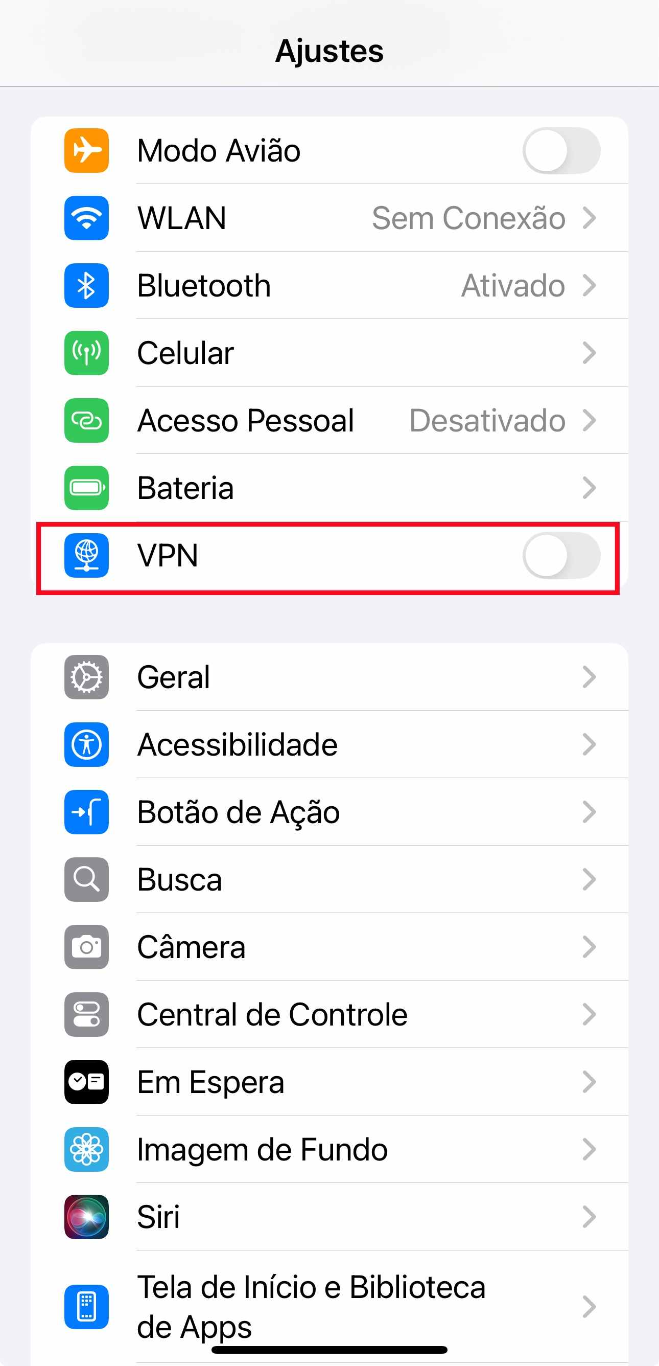 Desconectar VPN