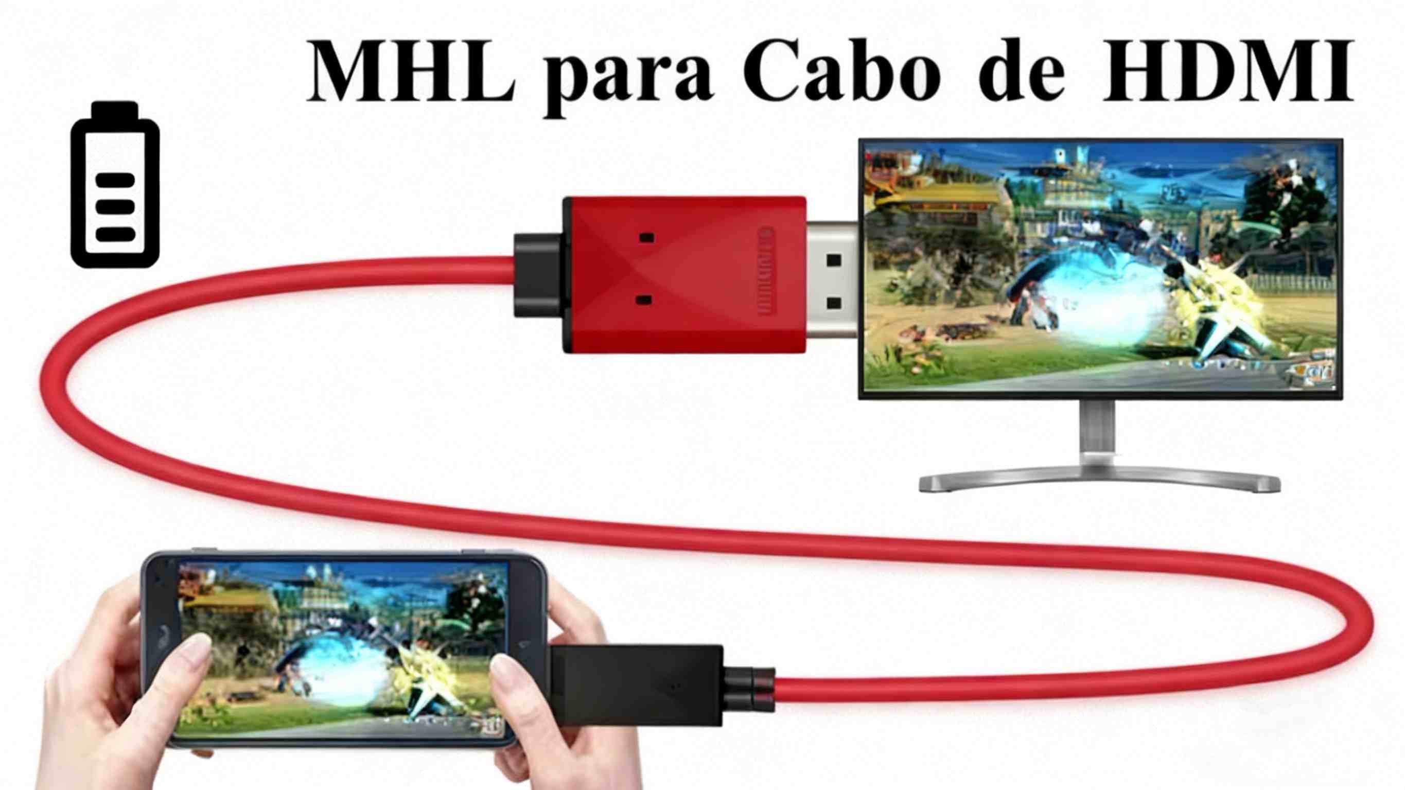Conectar celular na TV via MHL