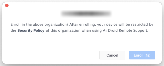 confirm device enrollment