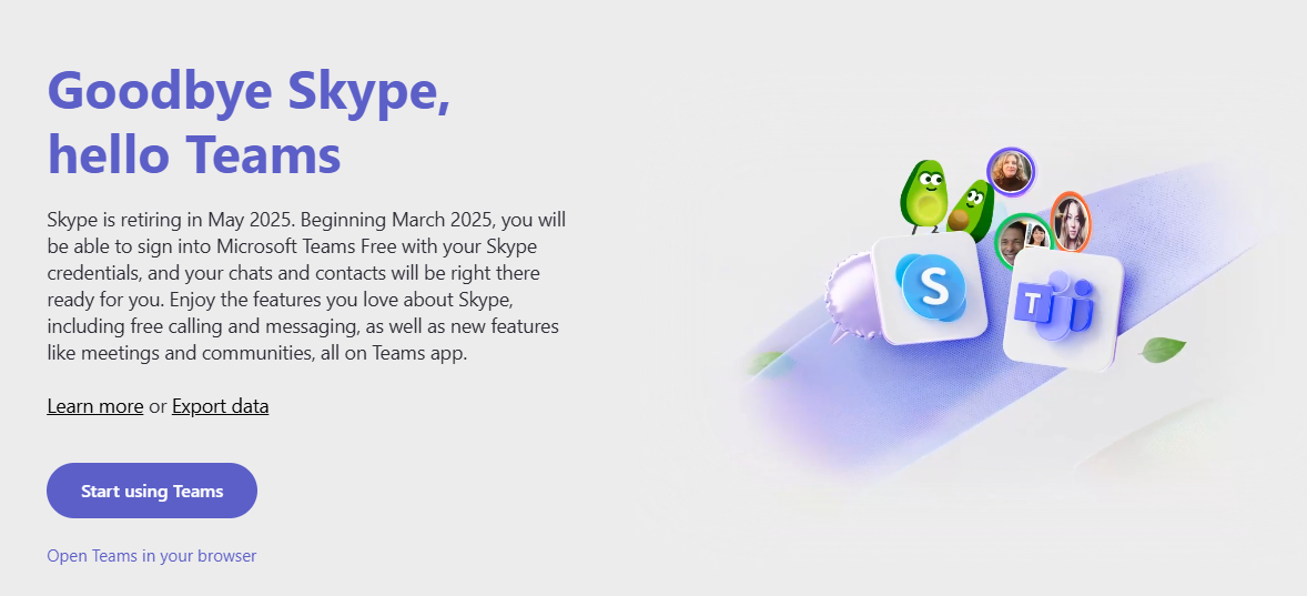 Goodbye Skype