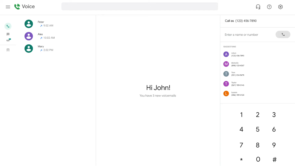 Google Voice free computer to phone calling