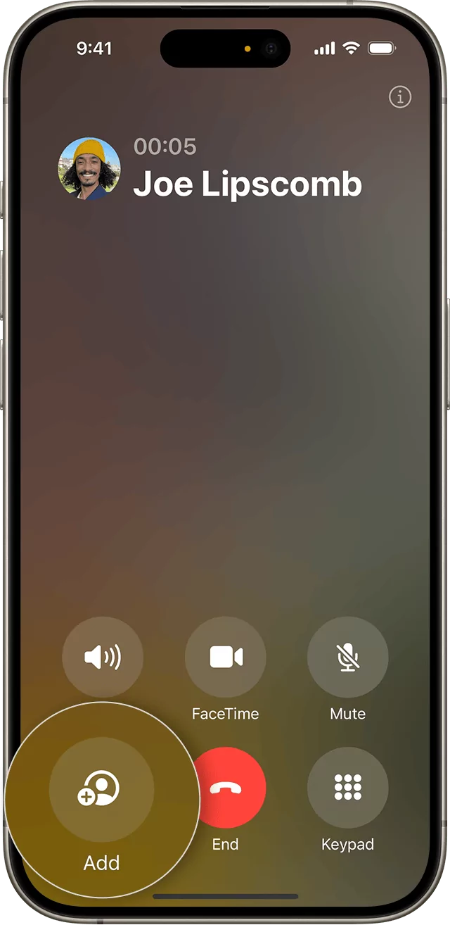 how to do a 3 way call on iPhone