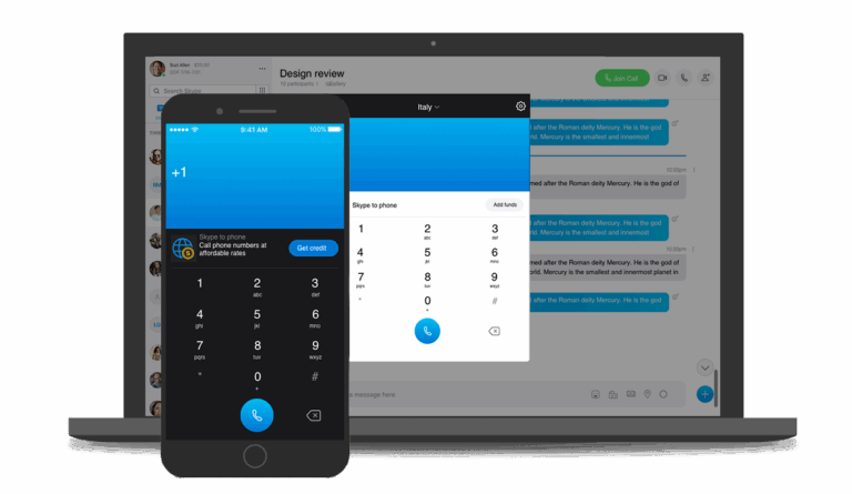 skype number 768x445