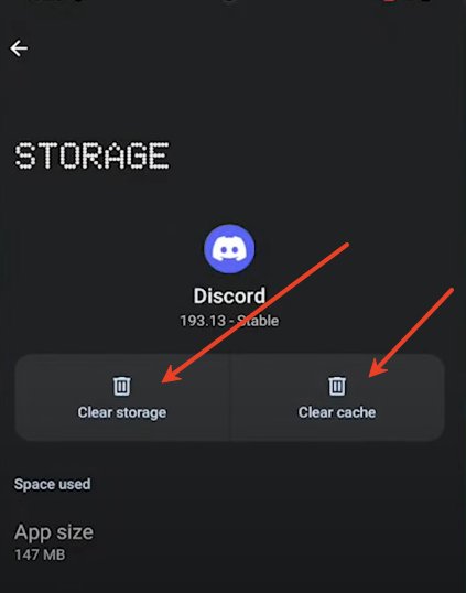 Clear Discord Cache on phone