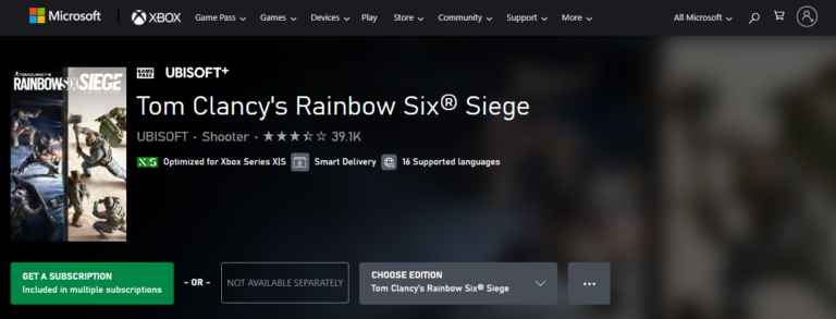 Tom Clancy’s Rainbow Six