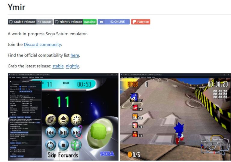 Ymir emulator