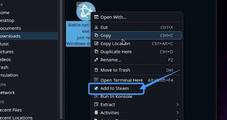 Add Battle.net to Steam