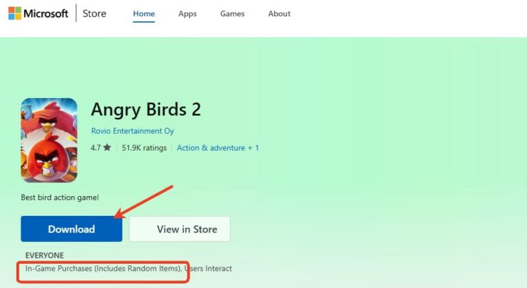 angry birds 2 on microsoft store