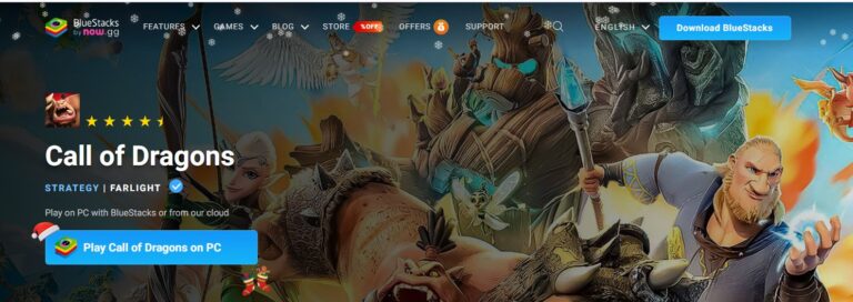 call of dragons on emulators