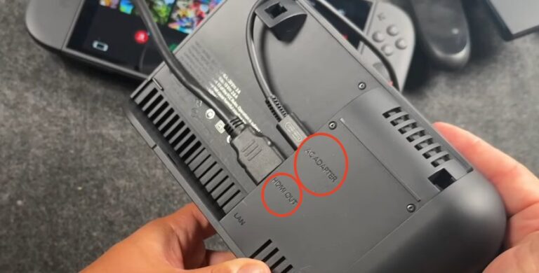 connect hdmi and ac adapter