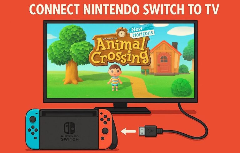 connect nintendo switch to tv