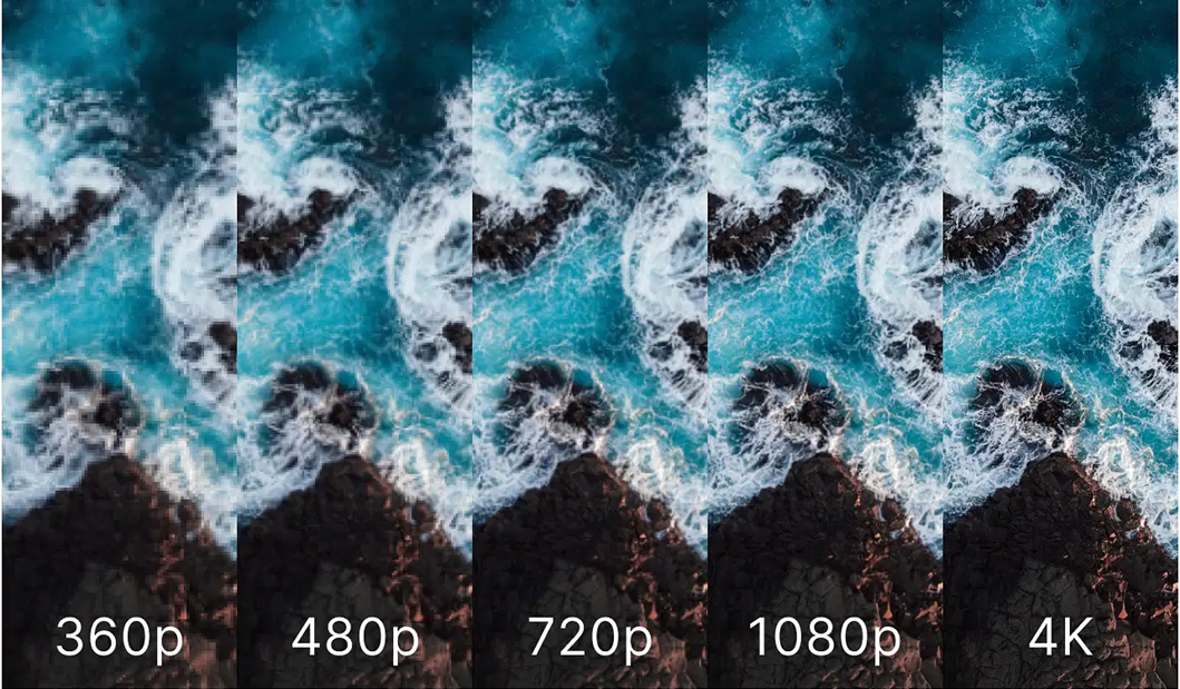 different resolutions of screen mirroring