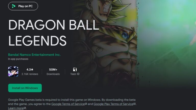 dragon ball legends on Google Play Games