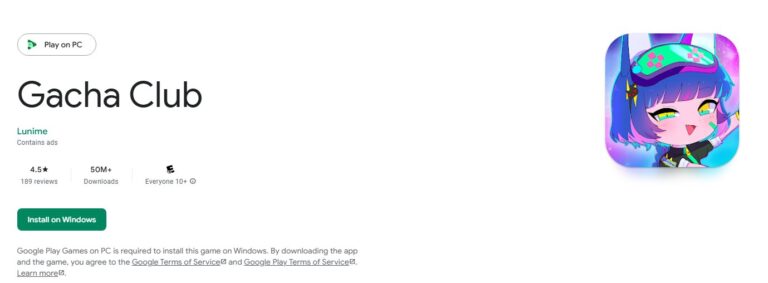 gacha club on google play games