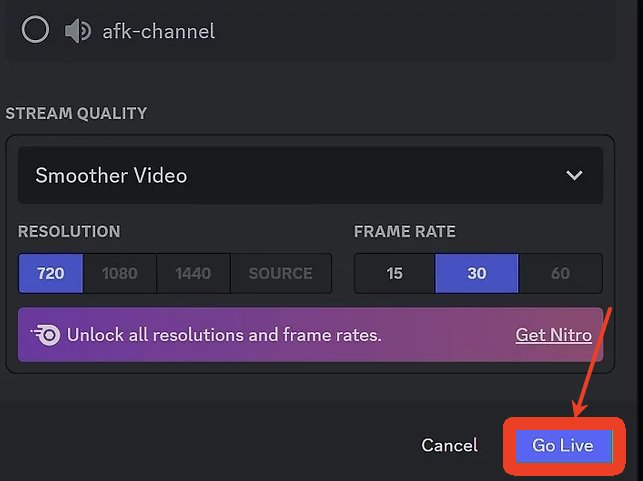 go live on discord