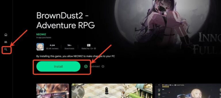 install brown dust 2