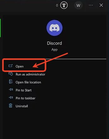 open discord