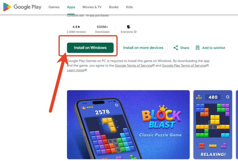 play block blast on google play games