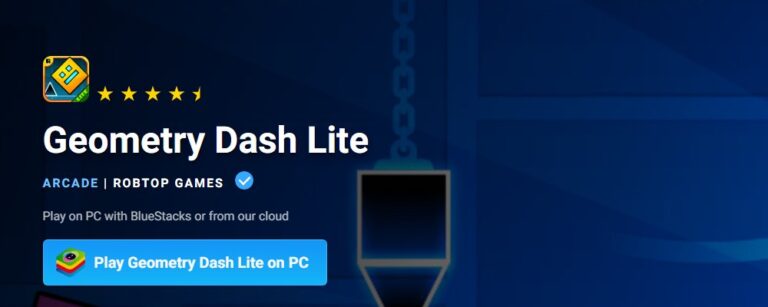 play geometry dash lite with emulators