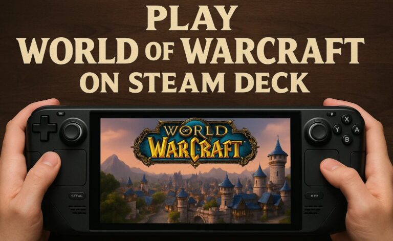 play world of warcraft on steam deck