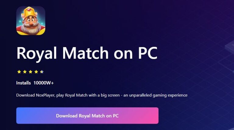 royal match on noxplayer