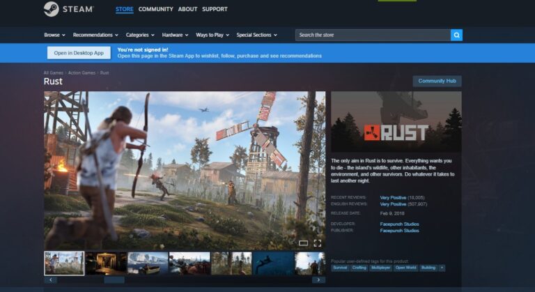 rust on steam