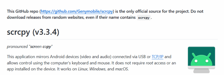 scrcpy