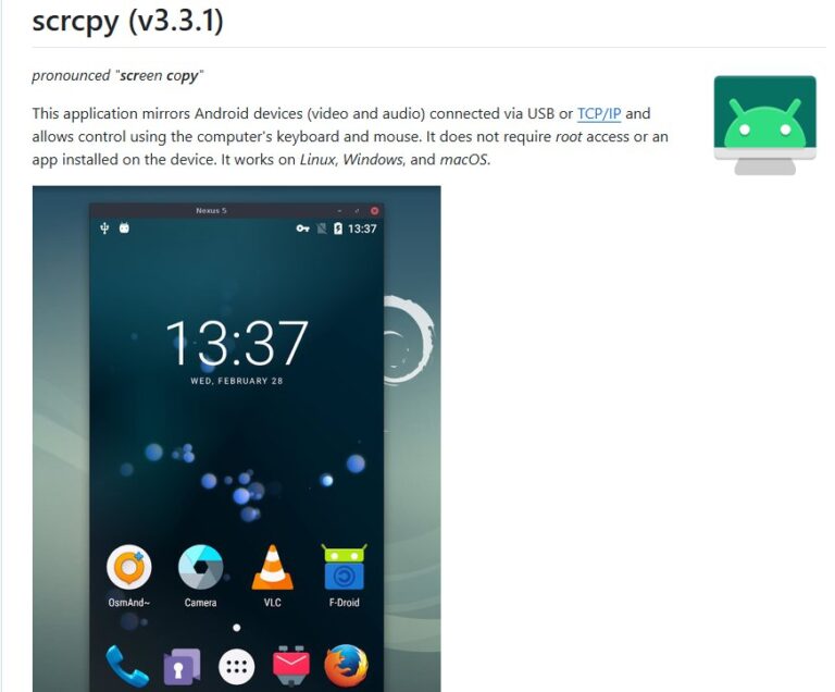 scrcpy