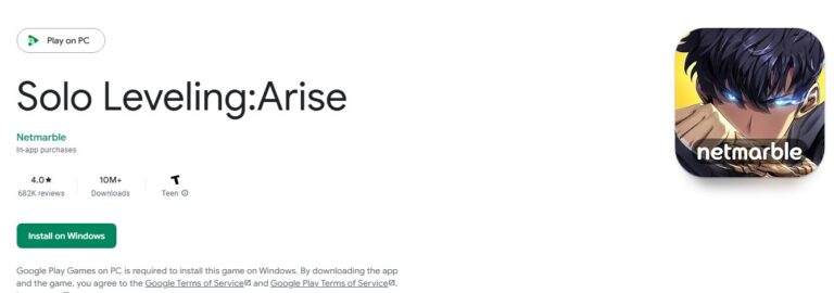 solo leveling arise on google play games