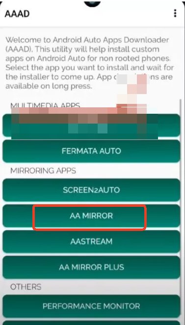 tap AAmirror