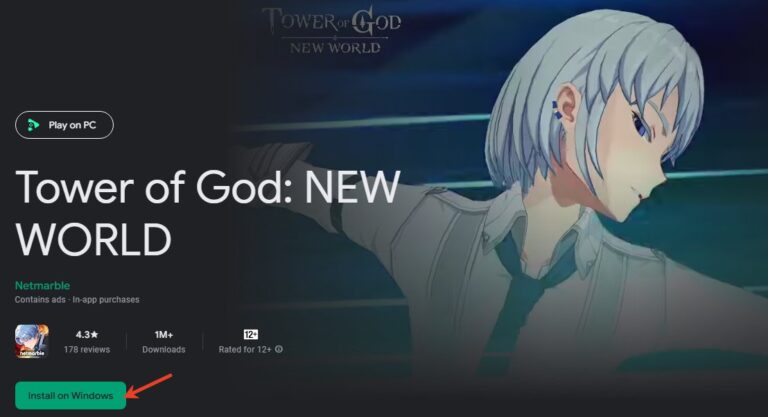 tower of god on google play games