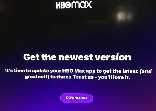 Update HBO Max App