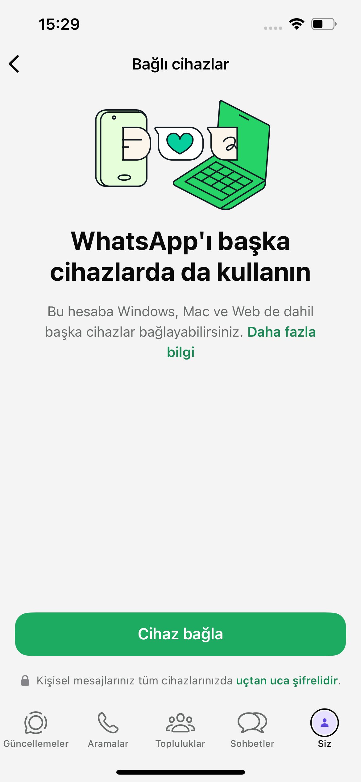 check whatsapp on another device