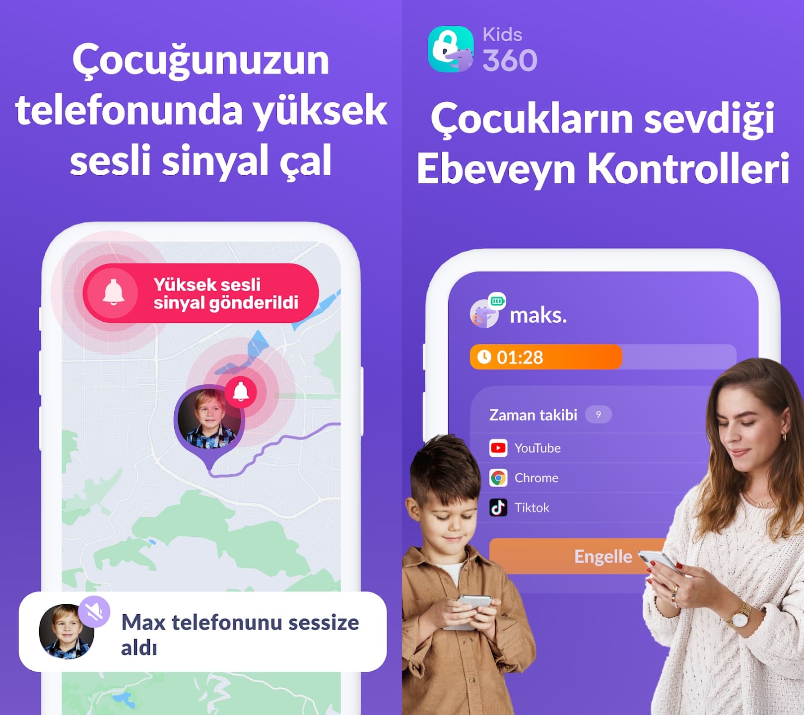 Kids360: Ebeveyn Kontrolü