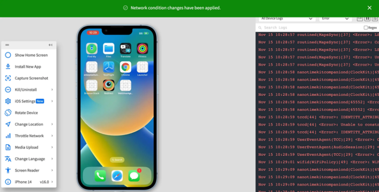 BrowserStack模擬器