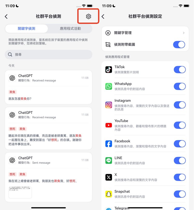 社群app 監控