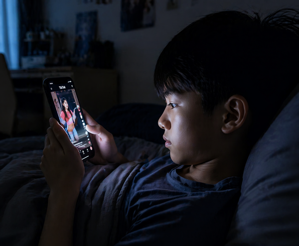 kids addicted to tiktok
