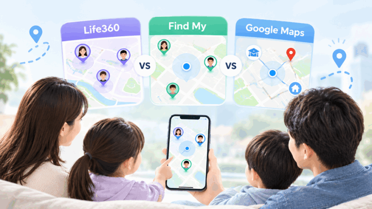 Life360 vs Find My vs Google Maps