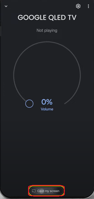 cast my screen in Google Home