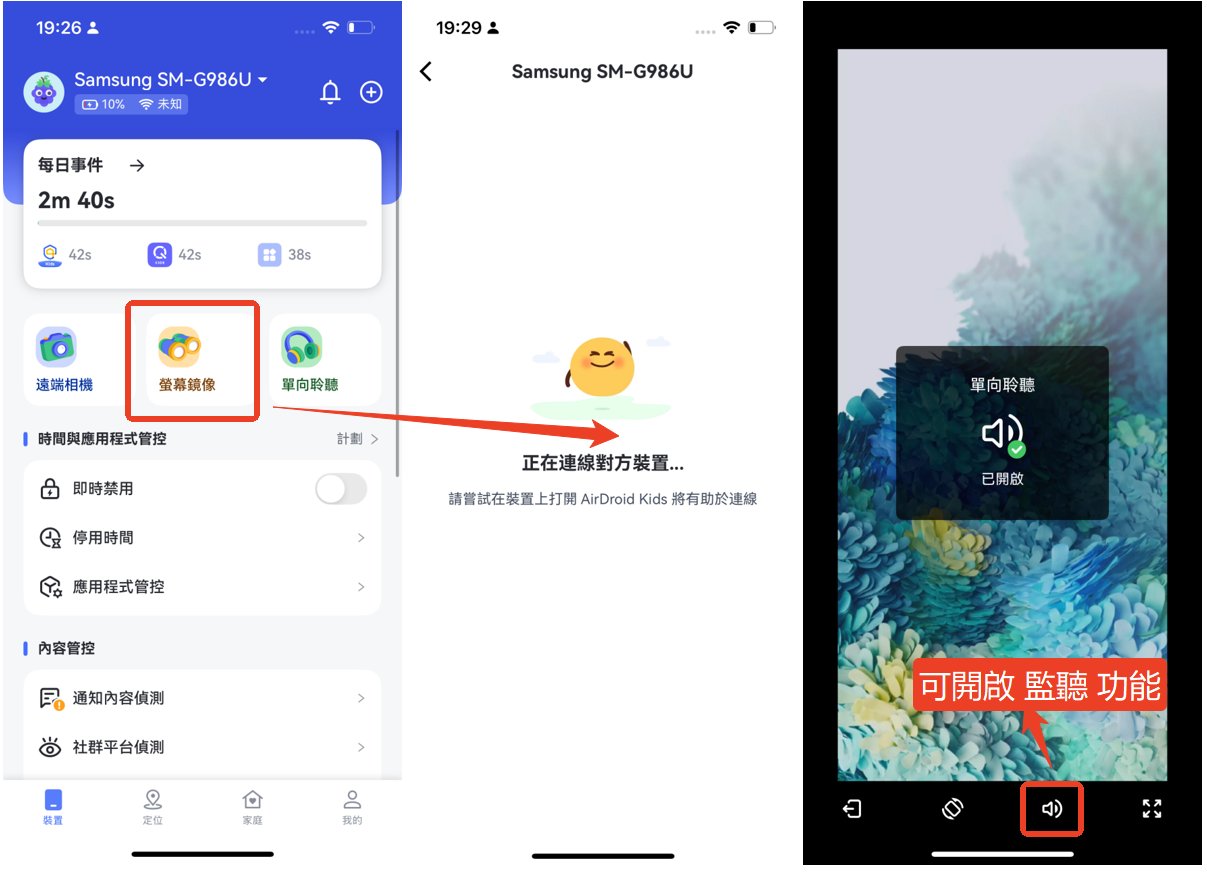 螢幕鏡像 - LINE 監控