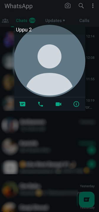 WhatsApp頭像變灰
