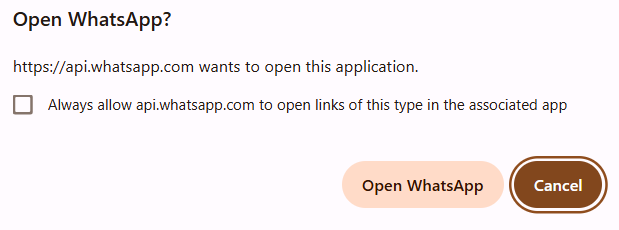 send whatsapp without saving number